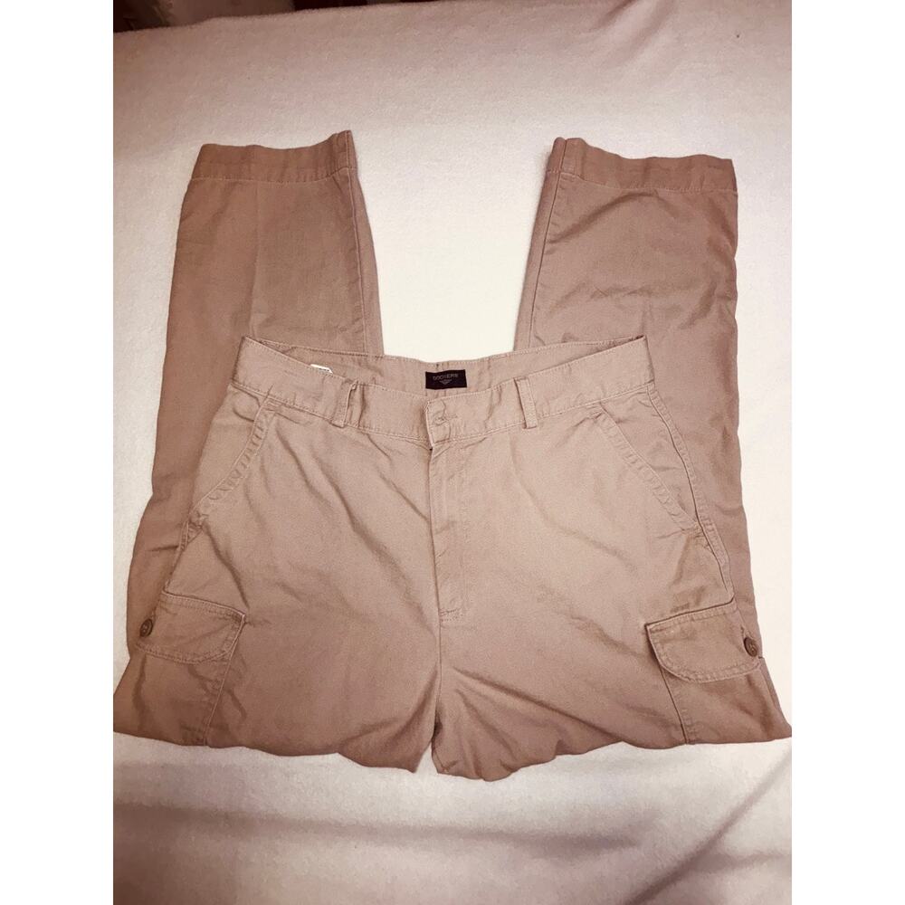 Dockers Men's W36 L30 Khaki Cargo Pants Cotton Casual
